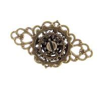 IOIUSKKU Bague artisanale style punk vintage gothique, bague à engrenage ouvert, accessoire de mode steampunk pour défilés et événements, fantaisie pour fêtes.