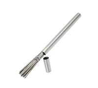 IOIUSKKU Brochettes à Kebab en Acier Inoxydable de qualité supérieure et Durable, idéales pour Le Barbecue. Brochettes pour Griller et Cuire des de Viande à Chaque Bâtonnets, Argent, 40 cm