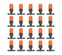 IOIUSKKU Buse de brumisation fiable avec raccord à Embout cannelé Unique, idéale pour l'arrosage des terrasses, pelouses et piscines. Fabriquée en polypropylène (PP), Cette