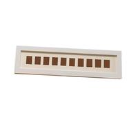 IOIUSKKU Cadre photo en verre transparent pour jeunes parents, élégant présentoir pour mettre en valeur vos souvenirs précieux. Cadre photo décoratif flottant, rangée simple blanche