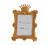 IOIUSKKU Cadre photo vintage élégant en forme de couronne, compact et adapté à différents besoins de décoration table murale. Il devient un point focal captivant et enrichit l'ambiance artistique