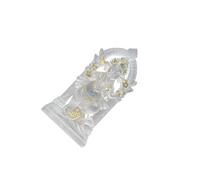 IOIUSKKU Charmante mini-statue de Ganesh, ornement décoratif pour tableau de bord voiture, statuette unique du dieu éléphant, cadeau, ornement décoratif du dieu éléphant