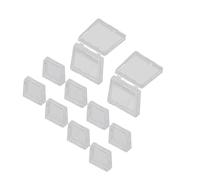 IOIUSKKU Conteneur de stockage d'ongles Fournitures de salon de manucure Excellente capacité Pratique Compact Léger Portable et polyvalent Conteneur de