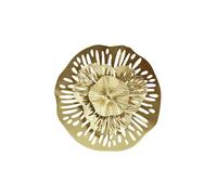 IOIUSKKU Décoration Murale en Fer forgé, Plaque métallique résistante et Unique, Style Disque irrégulier, idéale pour Tout Espace de Vie Moderne, Maison de Campagne Bureau, L