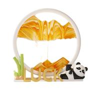 IOIUSKKU Déplacer visuel pour Le Bureau à Domicile Mignon élégant Peinture sables mouvants sablier Bureau déplacer l'art Statue Statue