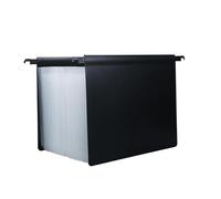 IOIUSKKU Dossier de fichiers Suspendus Extensible, Dossier de Documents à 25 Pochettes pour papiers et enveloppes Transparents, Clair