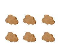 IOIUSKKU Ensemble de boutons d'armoire en bois avec vis, décoration de la maison, poignées de meubles en bois faciles à installer