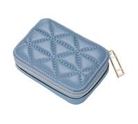 IOIUSKKU Étui à à lèvres avec Miroir Portable pour Sac Main pour Filles, Cadeau de Vacances, Nouvel an, Bleu, Bleu, 10.5 x 7.5 x 3. cm