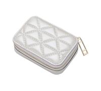 IOIUSKKU Étui à à lèvres avec Miroir Portable pour Sac Main pour Filles, Cadeau de Vacances, Nouvel an, Bleu, Gris, 10.5 x 7.5 x 3. cm