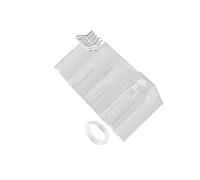 IOIUSKKU Filtre Externe pour Aquarium - Système de Gestion des déchets Efficace - Filtre pour Petits Aquariums pour assurant Une Filtration Continue pour Un, Clair, 26 x 13.5 x 15 cm
