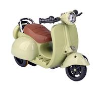 IOIUSKKU Jouet de Moto de Dessin animé Mignon, Portable et Compact pour Jouer à Tout Moment et en Tout Lieu, Simulation de Moto électrique ABS en ABS, Vert