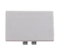 IOIUSKKU Mini répartiteur réseau Flexible à Bouton-Poussoir pour Une Utilisation du réseau dans Les Bureaux et Les établissements Scolaires. Boîtier de Commutation à Bouton-Poussoir 2 Ports.