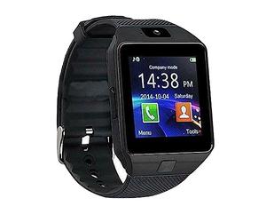 IOIUSKKU Montre Smart Bluetooth-Compatible Sport Montre-Bracelet Support Carte SIM Bracelet Capture Multimédia Calendrier Électronique, Noir