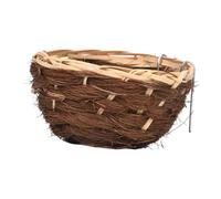 IOIUSKKU Nichoir Rustique écologique en Bambou de qualité supérieure pour Oiseaux nicheurs. Nichoir d'extérieur en Bambou tressé.