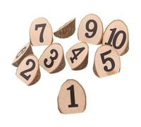 IOIUSKKU Numéros de Table en Bois et Panneaux à Pinces élégants pour la décoration de Mariage, embellissant Les Tables, Panneaux à Pinces pour Messages Entre Amis, décoration Mariage et Restaurants.