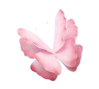 IOIUSKKU papillon artificiel géant de 60 cm, décoration de fête, accessoire photo mariage au design élégant pour des souvenirs inoubliables, Rose, 60 cm