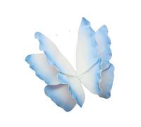 IOIUSKKU papillon artificiel géant de 60 cm, décoration de fête, accessoire photo mariage au design élégant pour des souvenirs inoubliables, Bleu, 60 cm