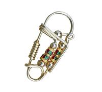 IOIUSKKU Porte-clés en métal haute dureté et résistant, outil indispensable pour hommes, femmes et enfants. Fabriqué en fil soudé. Pendentif porte-clés pour sac à main, ceinture, clés et poche.