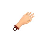 IOIUSKKU Pratiquez les doigts avec un mannequin d'ongles et un support pour apprendre et afficher les techniques de nail art. La main modèle est fabriquée en silicone flexible.
