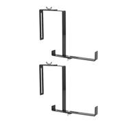 IOIUSKKU Supports de jardinières pour balustrades et pots de fleurs : suspendez vos plantes en toute sécurité et avec style. Supports décoratifs très pratiques. Crochets pour jardinières balcon.