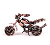 IOIUSKKU Véhicules en métal Authentiques, modèle hautement articulé, Excellente idée de Moto en Fer, à Afficher dans n'importe Quel modèle en métal véritable, Bronze Antique, 14 cm * 6 cm * 7 cm