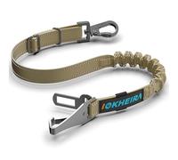 IOKHEIRA Ceinture Chien Voiture, Ceinture sécurité Chien avec Système d'absorption d'énergie, Harnais Voiture Chien adaptée à la Prise de siège de Voiture, Latch et ISOFIX