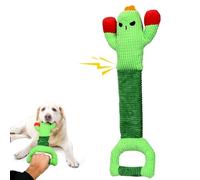 Iokheira Jouet pour Chien Indestructible Noël - Mâcher Peluche Résistante Interactive avec Corde, Idéal pour Occupation de Taille Petits Moyenne Gros Jouets Chiens (Grand)