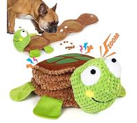 Iokheira Jouets pour Chiens, Jouets Interactifs pour Chiens, Jouets Couineurs Robustes pour Chiens avec Chiffon en Coton et Papier Froissé (Vert Fluorescent, Tortue)