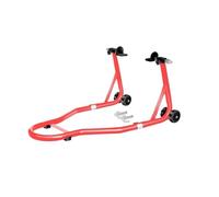 IOLKHFK Outils de réparation Support de Roue Avant/arrière réglable Cadre de Levage Support de Support de Levage en Alliage, Compatible for Moto Kawasaki Suzuki Honda(Red Set)