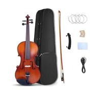 iolons Pour Débutants Violon Électrique Bleu À Six Cordes En Bois Massif Avec Un Beau Son Cinq Et Une Finition Rouge Profond(2)