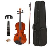 iolons Pour Débutants Violonacoustique Avec Accessoires Tels Quétui Archet Et Sourdine Un Ensemble Dentraînementpour Les Passionnés De Musique(Light Brown)