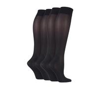 IOMI - 4 Paires Chaussettes Contention 40 Denier pour Femme et Homme