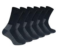 IOMI 6 Paires Chaussettes Travail Sans Elastiques Diabetiques Extra Large Confortables Non Comprimantes Sans Couture (46-50, Noir)
