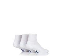 IOMI SockShop Femme IOLDS Footnurse Gentle Grip Chaussettes de cheville diabétique Paquet de 3 Blanc 36-40