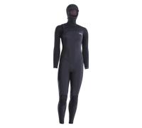 Ion Amaze Amp 6/5 Mm Woman Long Sleeve Chest Zip Hooded Neoprene Suit Gris XS Femme