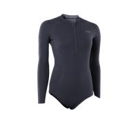 Ion Amaze Amp Hot 2.0 Mm Woman Long Sleeve Front Zip Shorty Gris M Femme