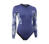 Ion Amaze Hot 1.5 Mm Woman Long Sleeve Front Zip Shorty Bleu XS Femme