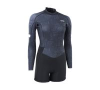 Ion Amaze 2.0 2 Mm Woman Long Sleeve Back Zip Shorty Gris S Femme