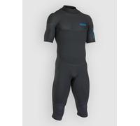 Ion Base 3/2 Mm Overknee Short Sleeve Back Zip Shorty Noir 46/XS