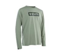 ION - Bike Jersey Logo LS DR - Maillot VTT enfant Sea Grass - Taille de l'enfant 128 cm
