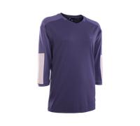 Ion Scrub Amp Bat 3/4 Sleeve Enduro Jersey Violet M Femme Dark / Purple