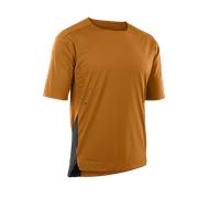 Ion Scrub Amp Short Sleeve Enduro Jersey Marron L Homme Rocky / Orange