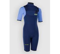 Ion Capture 2/2 Mm Junior Short Sleeve Shorty Bleu 8 Years Enfants