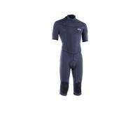 Ion Element 3/2 Mm Overknee Short Sleeve Front Zip Shorty Gris S Homme