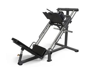 ION Fitness -Appareil Musculation Jambes et Cuisses Compatible avec Disques Olympiques - Supporte Jusqu'à 200 Kg - Presse à Jambes avec Angle Ajustable - Structure en Acier Inoxydable