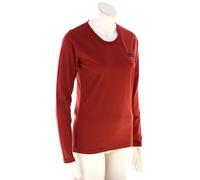 ION Logo DRI L/S Femmes T-shirt de vélo L Rouge
