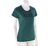ION Logo DRI SS Femmes T-shirt de vélo M Vert foncé olive