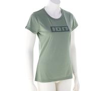 ION Logo DRI SS Femmes T-shirt de vélo XL Vert clair