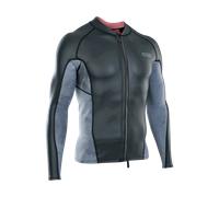 ION - Neo Zip Top 2/1 LS Skin - Top néoprène surf homme Black - XL