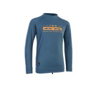 Ion Capture Long Sleeve Rash Guard Bleu 8 Years Garçon